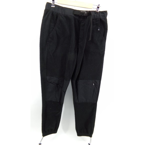 PacSun Pants - Women's PacSun sharpa Jogger Pant with built in belt, Size LG - Black pockets